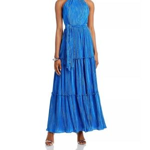 Pleated Tie Waist Dress - 100% Exclusive